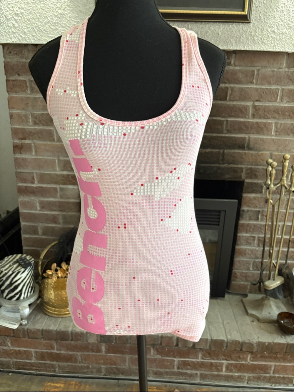 Bench Light Pink Racerback Tank Top